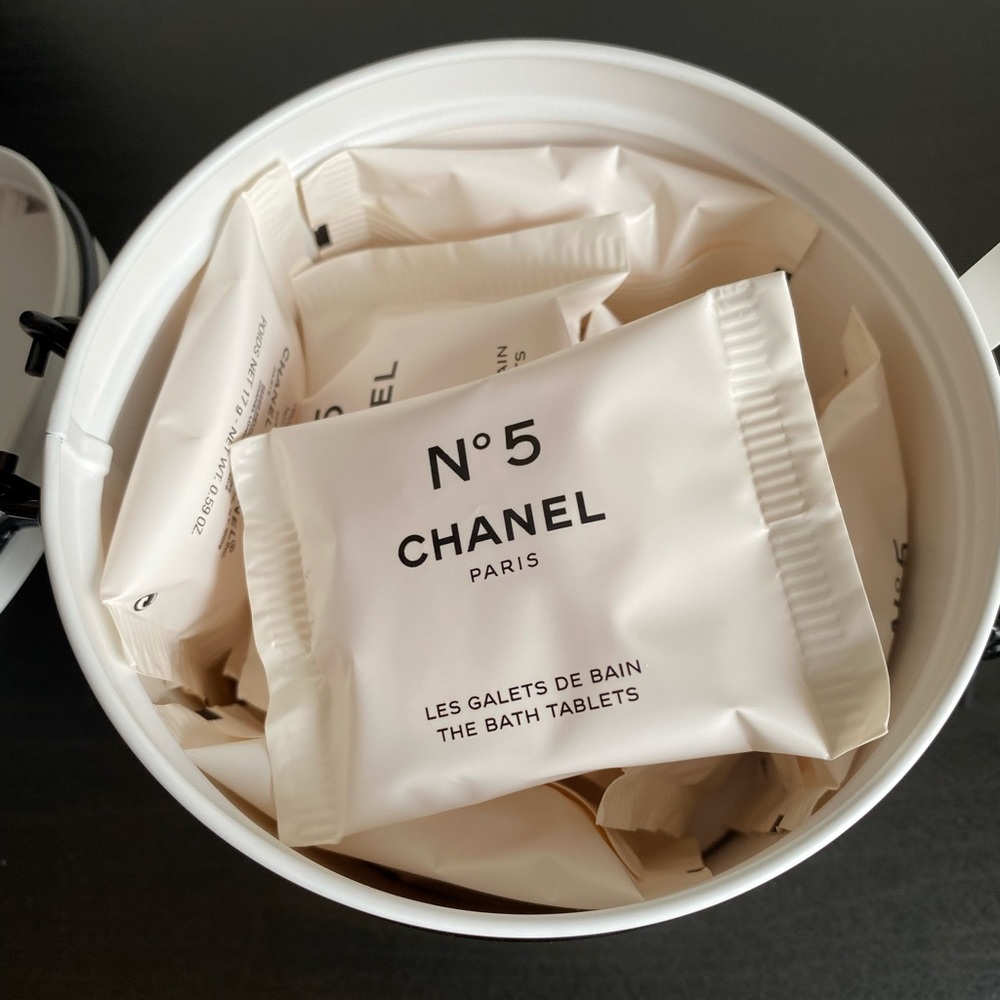 NEW Chanel Factory No. 5 10 Bath Tablets Sealed Limited Edition